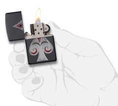 Zippo Maça Amblem Çakmak