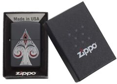 Zippo Maça Amblem Çakmak