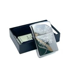 Zippo High Polish Chrome Dragon Head Dizayn