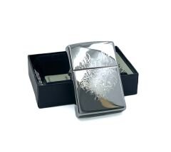 Zippo High Polish Chrome Dragon Head Dizayn
