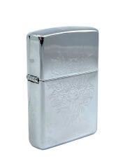Zippo High Polish Chrome Dragon Head Dizayn