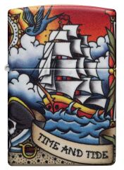 Zippo Nautical Tattoo Design Çakmak