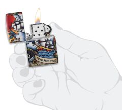 Zippo Nautical Tattoo Design Çakmak