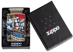 Zippo Nautical Tattoo Design Çakmak
