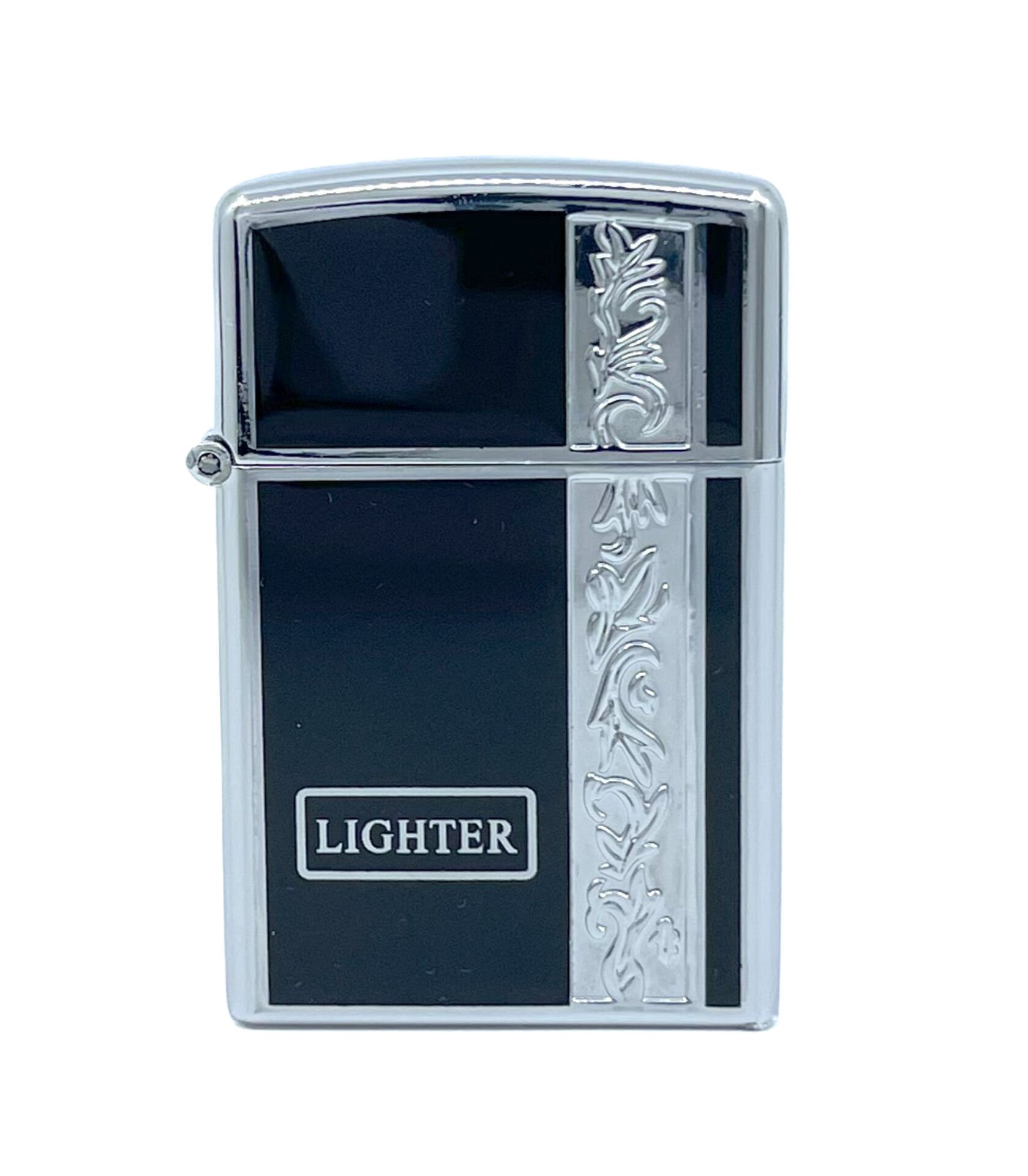 Black Martin Tek Torch Puro Çakmağı Gravür İşleme - Krom/Siyah