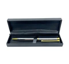 Premium Metal Roller Tükenmez Kalem - Gold/Chrome