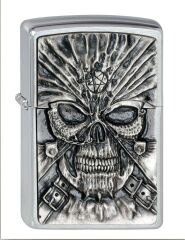 Zippo Death Mask Emblem Dizayn
