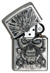 Zippo Death Mask Emblem Dizayn