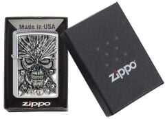Zippo Death Mask Emblem Dizayn