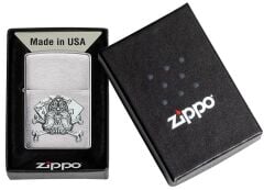 Zippo Card Skull Emblem Çakmak