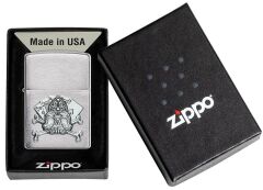 Zippo Card Skull Emblem Çakmak