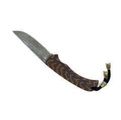 Epoksi Kabze  El Yapımı Damascus Çeliği Katlanabilir Çakı