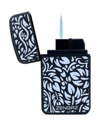 Zengaz Cool Tasarım Jet Alev Çakmak - Baroque Leaf