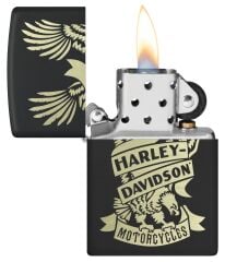 Zippo Harley Davidson Eagle Dizayn Çakmak