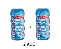 Mentos Pure Fresh Nane Aromalı Sakız - Şekersiz(Tatlandırıcılı) 30g (2 ADET)
