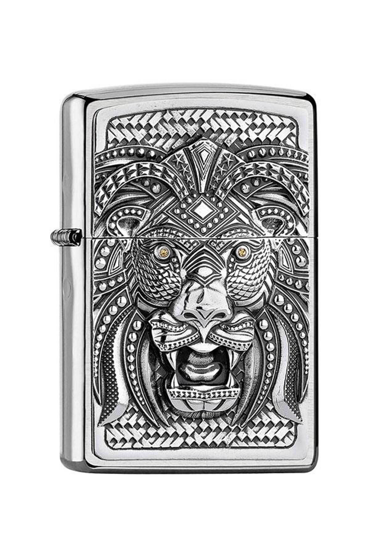 Zippo Art Lion Design Çakmak