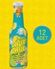Bir Churchill Efsane Lezzet Limon Aromalı Doğal Mineralli Gazlı İçecek - Tuzlu - 12 ADET