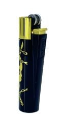 Clipper Deadly Chains Serisi Metal Çakmak - Gold