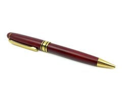 Bambu Kalem Ahşap Kutulu - Kiremit Rengi