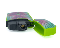 Zengaz Cool Tasarım Jet Alev Çakmak - Trippy Melting Eye