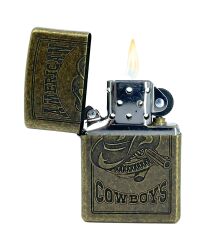 Zippo American Cowboys Dizayn Çakmak