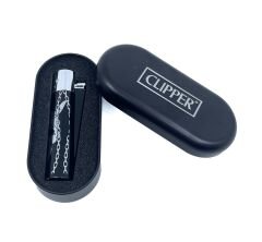 Clipper Deadly Chains Serisi Metal Çakmak - Silver