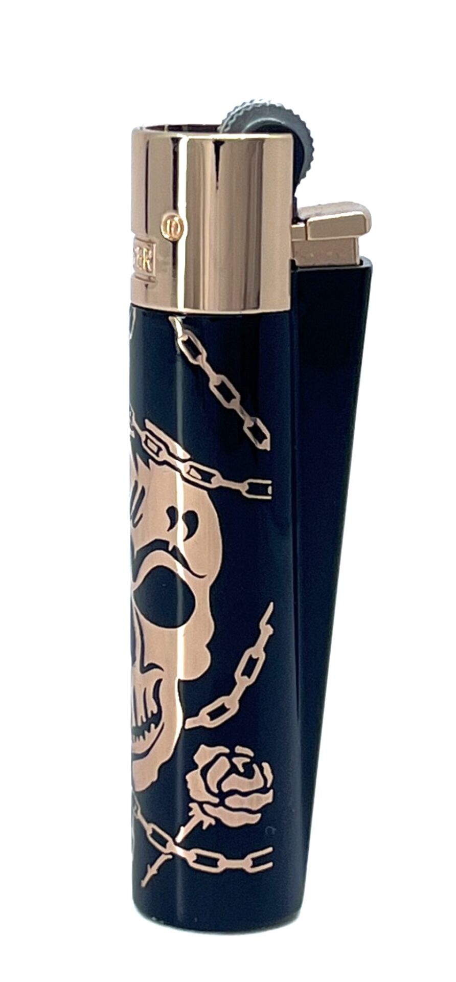 Clipper Deadly Chains Serisi Metal Çakmak - Rose Gold