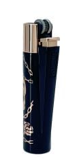 Clipper Deadly Chains Serisi Metal Çakmak - Rose Gold