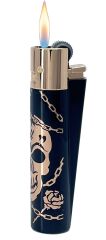 Clipper Deadly Chains Serisi Metal Çakmak - Rose Gold