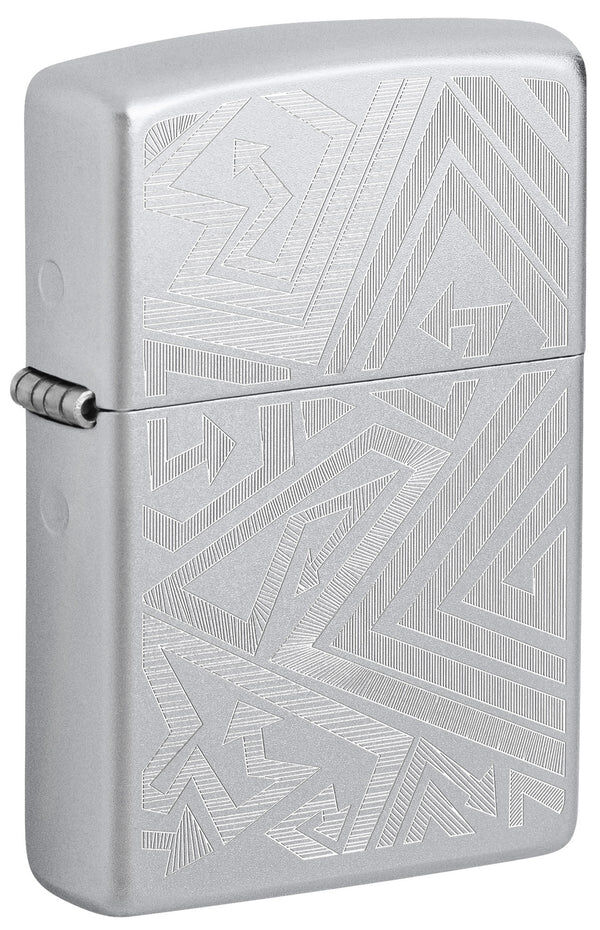 Zippo Lined Arrows - Which Way? Dizayn Çakmak