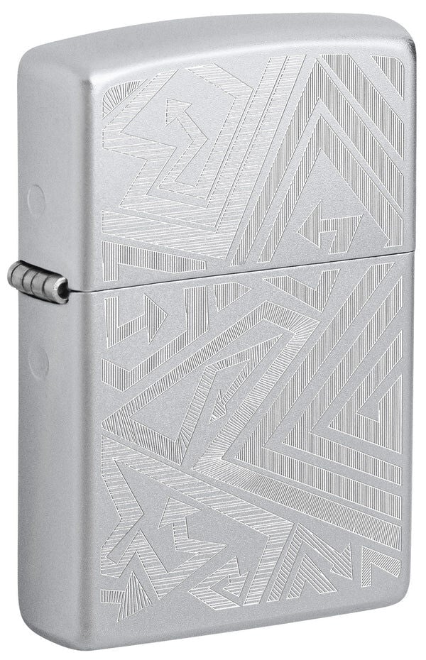 Zippo Lined Arrows - Which Way? Dizayn Çakmak