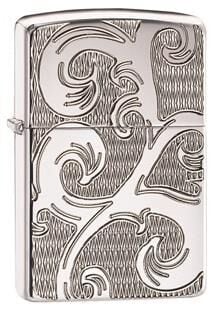 Zippo Carved Filagree Armor Case Çakmak