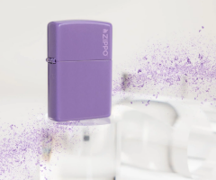 Zippo Smokey Lavander - Dumanlı Lavanta Dizayn Çakmak