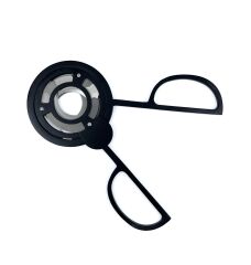 Parmida Noir Prestij Altı Parça Puro Seti - Puro Kılıfı, Çakmak, Makas, Sehpa, Küllük , İğne ve Tutucu - Siyah