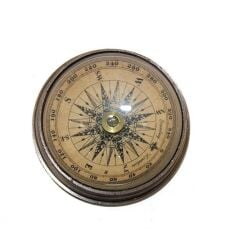 Dekoratif Pirinç Pusula