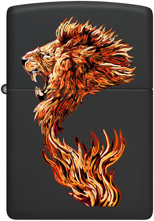 Zippo Fire Lion - Ateş Aslanı Dizayn Çakmak