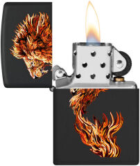Zippo Fire Lion - Ateş Aslanı Dizayn Çakmak