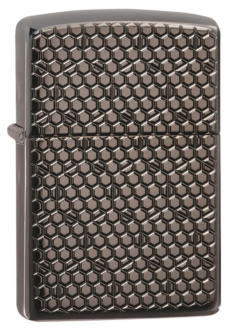 Zippo Hexagon Design Armor Case Çakmak