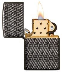 Zippo Hexagon Design Armor Case Çakmak