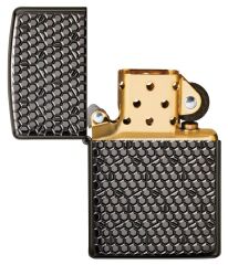 Zippo Hexagon Design Armor Case Çakmak