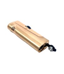Zenit Çift Pürmüzlü Jet Alevli Metal Puro Çakmağı – Rose Gold