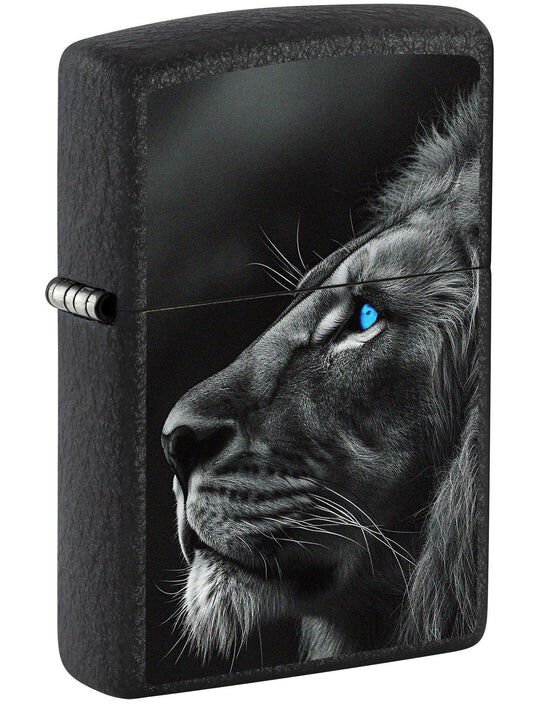 Zippo Lion With Blue Eyes - Mavi Gözlü Aslan Dizayn Çakmak
