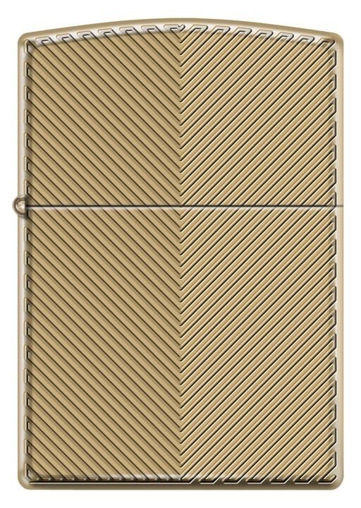 Zippo Lines Gold Design Armor Case Çakmak