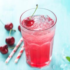 Chupa Chups Sparkling Cherry Bubble Gum Flavour - Kiraz ve Sakız Aromalı Gazlı İçecek 345 Ml