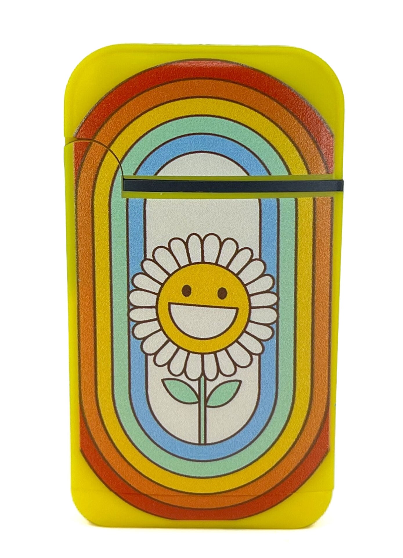Zengaz Cool Tasarım Jet Alev Çakmak - Cheerful Daisy