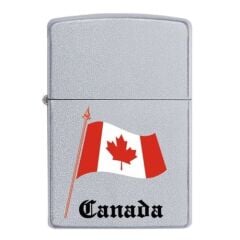 Zippo Canada Flag - Kanada Bayrağı Dizayn Çakmak