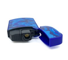 Zengaz Cool Tasarım Jet Alev Çakmak - Blue Camo
