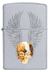 Zippo Crystal Skull / Swarovski Kristal Kafatası Çakmak