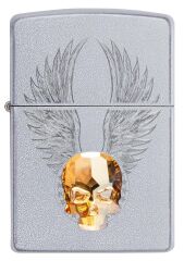 Zippo Crystal Skull / Swarovski Kristal Kafatası Çakmak