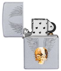 Zippo Crystal Skull / Swarovski Kristal Kafatası Çakmak